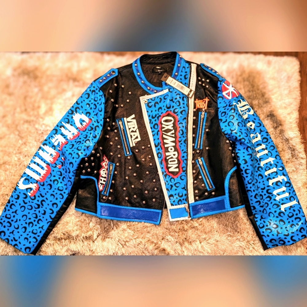 Womens Faux Leather Jacket